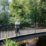 Lillian on bridge