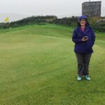 Lillian on the 7th green