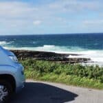 Van at Mullaghmore Head