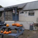 Some seating outside